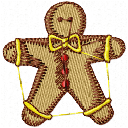 Gingerbread Embroidery Design 1 Gingerbread Embroidery Design 1